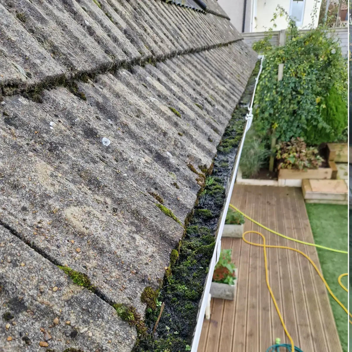 Before — exterior cleaning