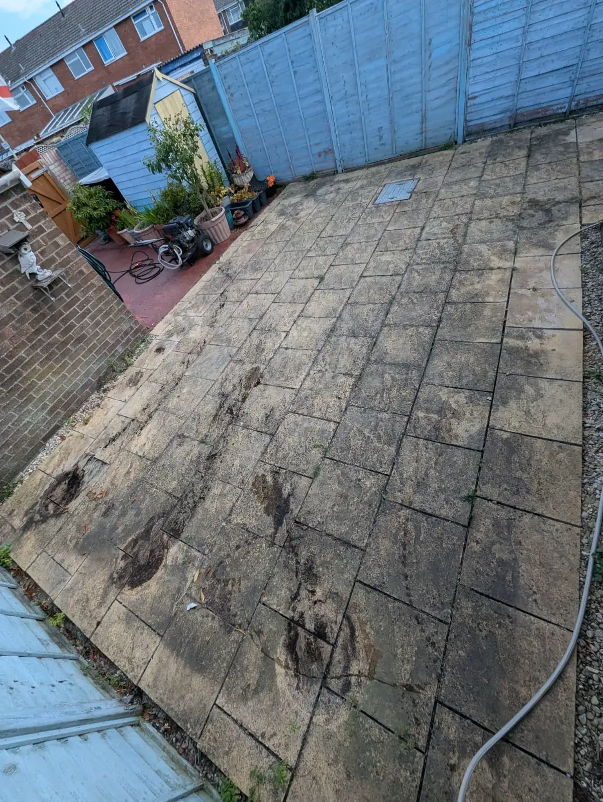 Before — exterior cleaning